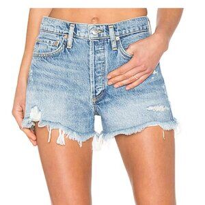 AGOLDE Parker Vintage Cut Off Denim Jean Shorts